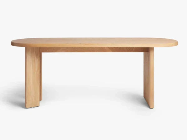 Bluff Oval Wood Bench