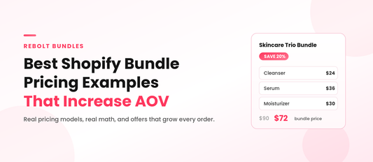 Best Shopify bundle pricing examples that increase store AOV