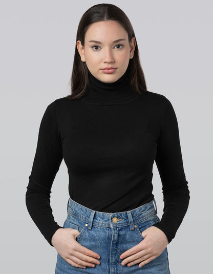 Black high-neck